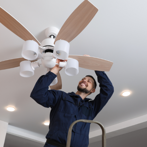 INSTALACIÓN DE VENTILADORES DE TECHO